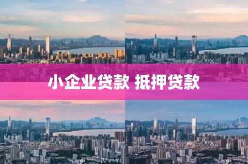 小企业贷款 抵押贷款