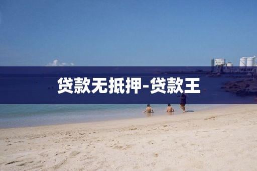 贷款无抵押-贷款王
