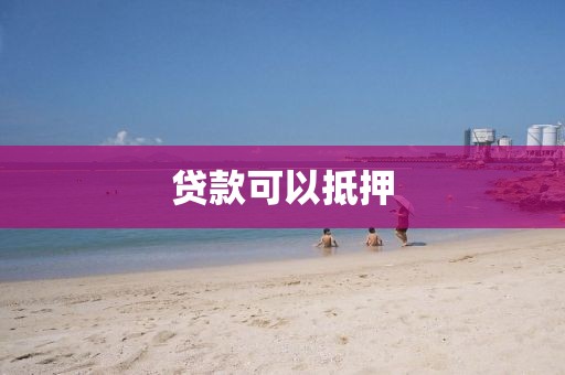 贷款可以抵押