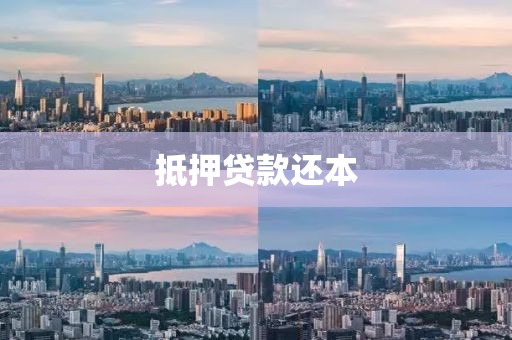 抵押贷款还本
