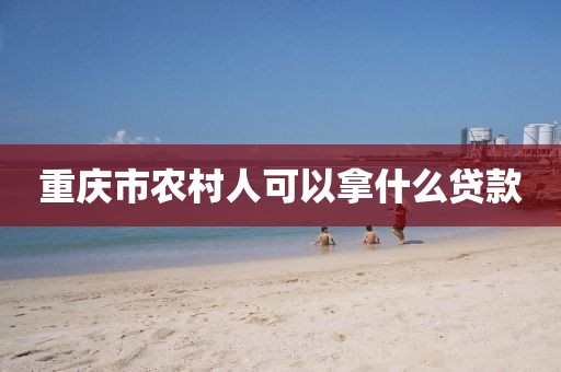 重庆市农村人可以拿什么贷款