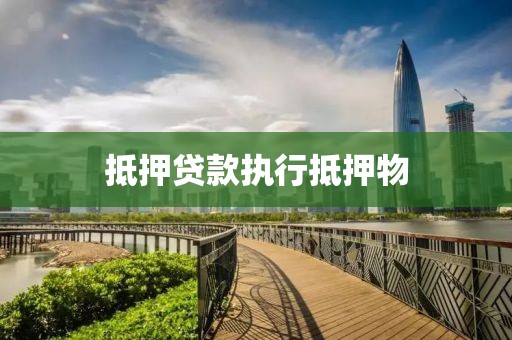 抵押贷款执行抵押物