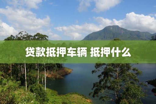 贷款抵押车辆 抵押什么