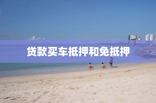 贷款买车抵押和免抵押