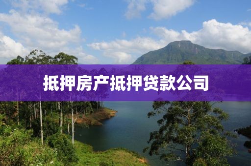 抵押房产抵押贷款公司