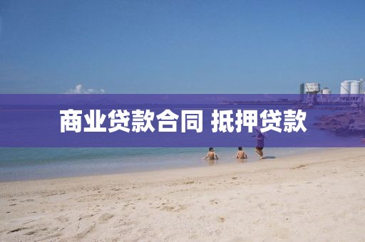 商业贷款合同 抵押贷款