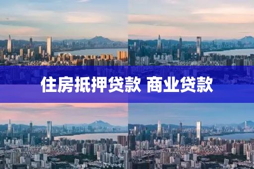 住房抵押贷款 商业贷款