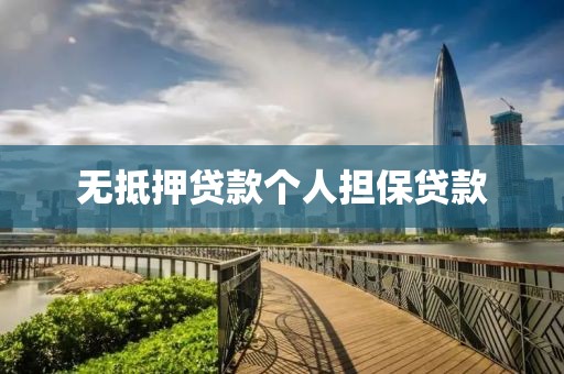 无抵押贷款个人担保贷款