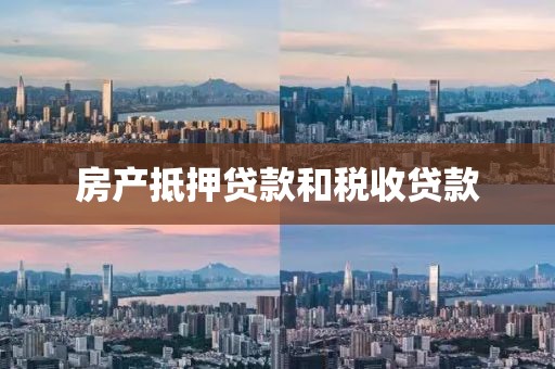 房产抵押贷款和税收贷款