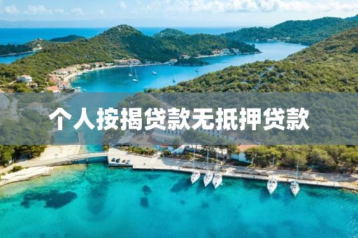 个人按揭贷款无抵押贷款