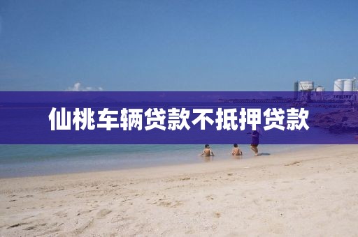仙桃车辆贷款不抵押贷款