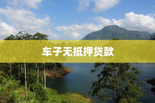 车子无抵押贷款