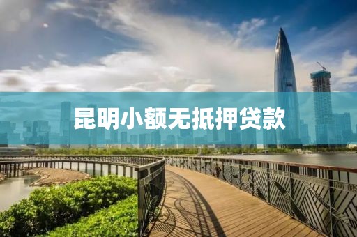 昆明小额无抵押贷款