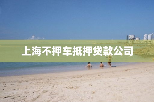 上海不押车抵押贷款公司