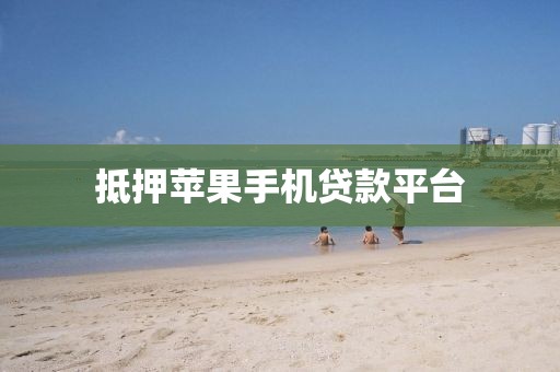 抵押苹果手机贷款平台