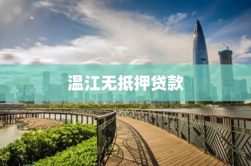 温江无抵押贷款