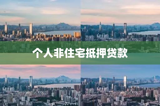 个人非住宅抵押贷款